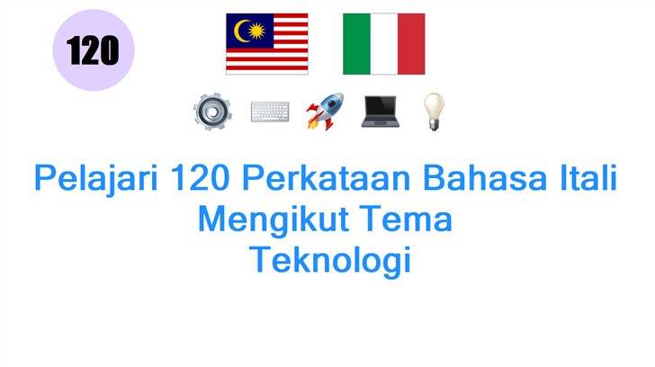 Pelajari 120 Perkataan Bahasa Itali Mengikut Tema: Teknologi